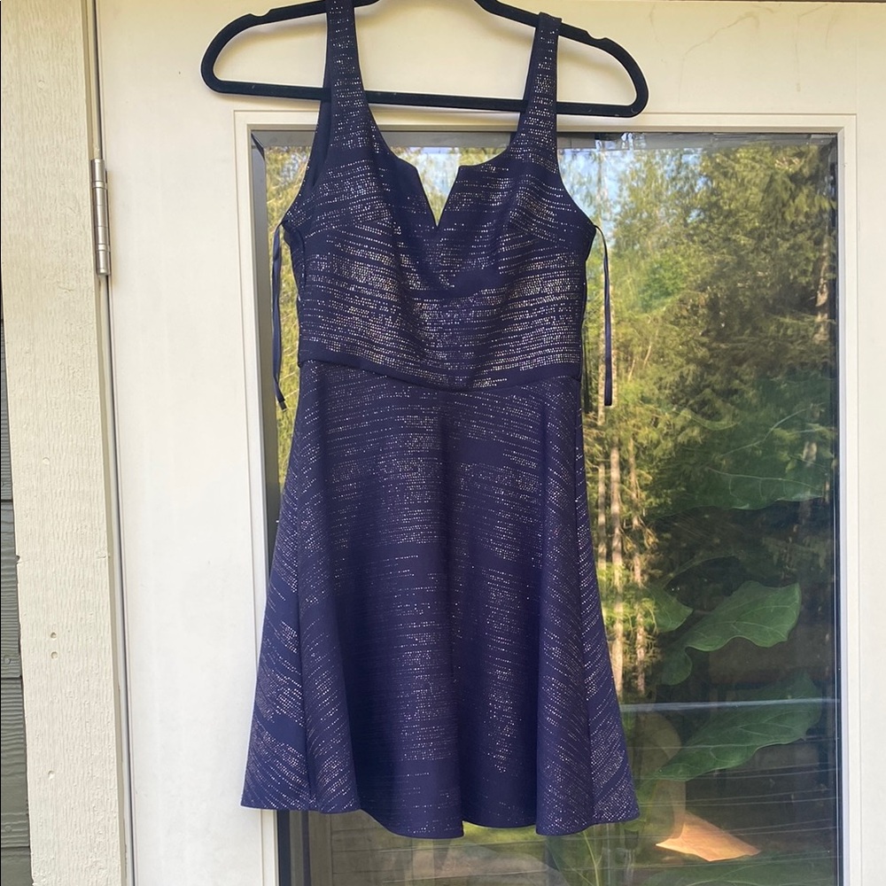 Elegant Purple Women's Dress